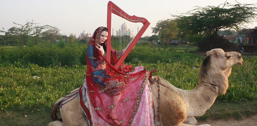 South Florida Bollywood Harpist AnnaLisa Underhay
