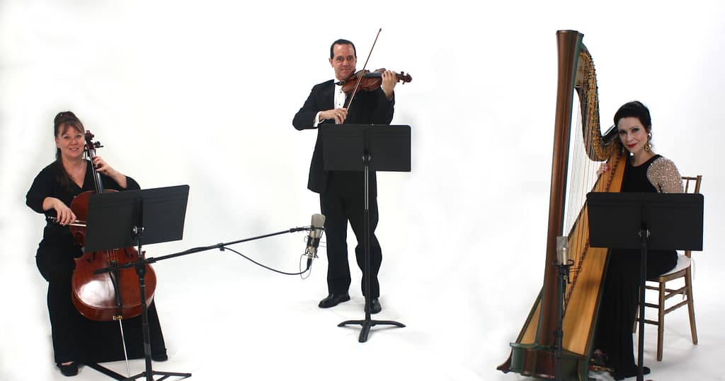 Harpist AnnaLisa Underhay String Trio Can't Help Falling in Love