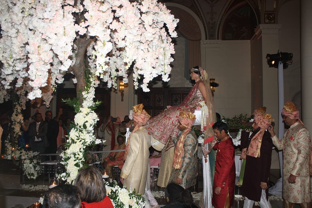 AnnaLisa Underhay Harpist for Indian Wedding at The Breakers Palm Beach