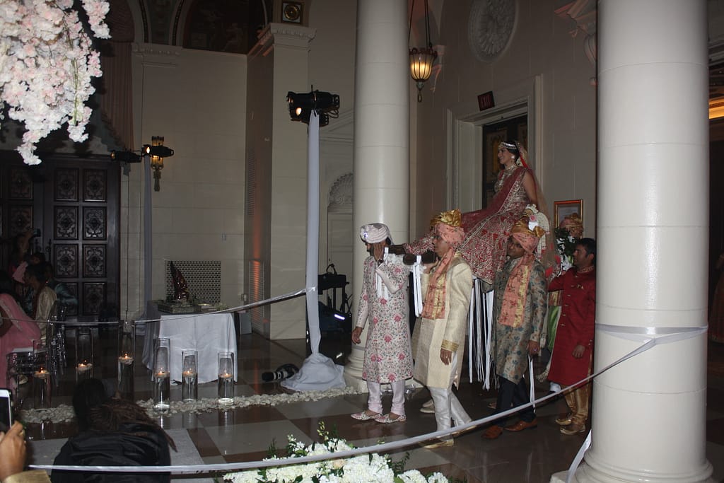 AnnaLisa Underhay Harpist for Indian Wedding at The Breakers Palm Beach