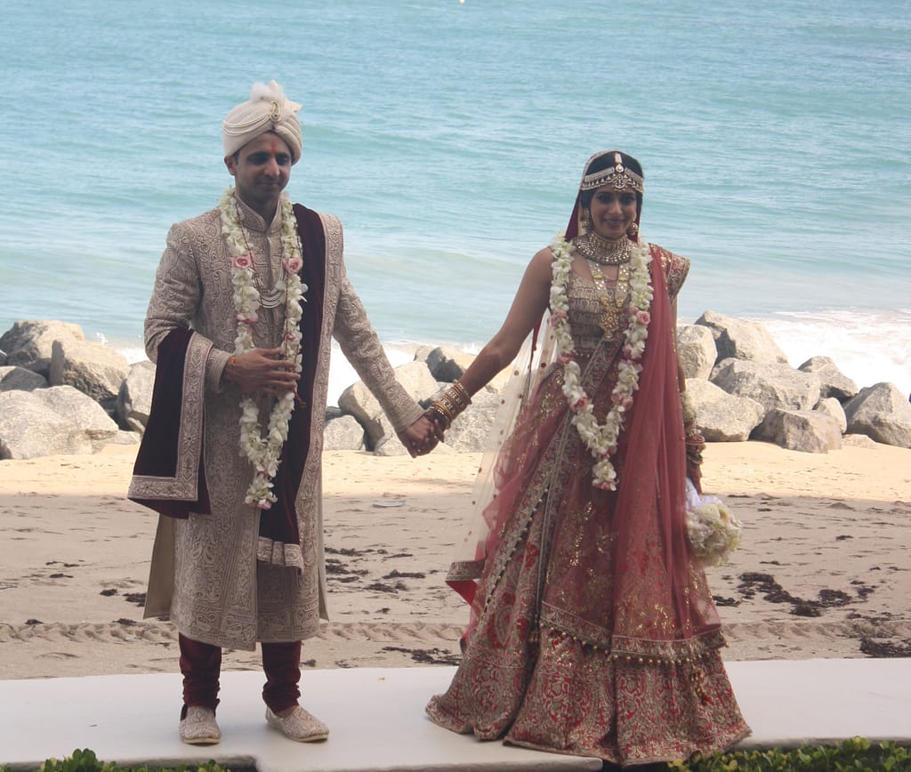 AnnaLisa Underhay Harpist for Indian Wedding at The Breakers Palm Beach, Florida