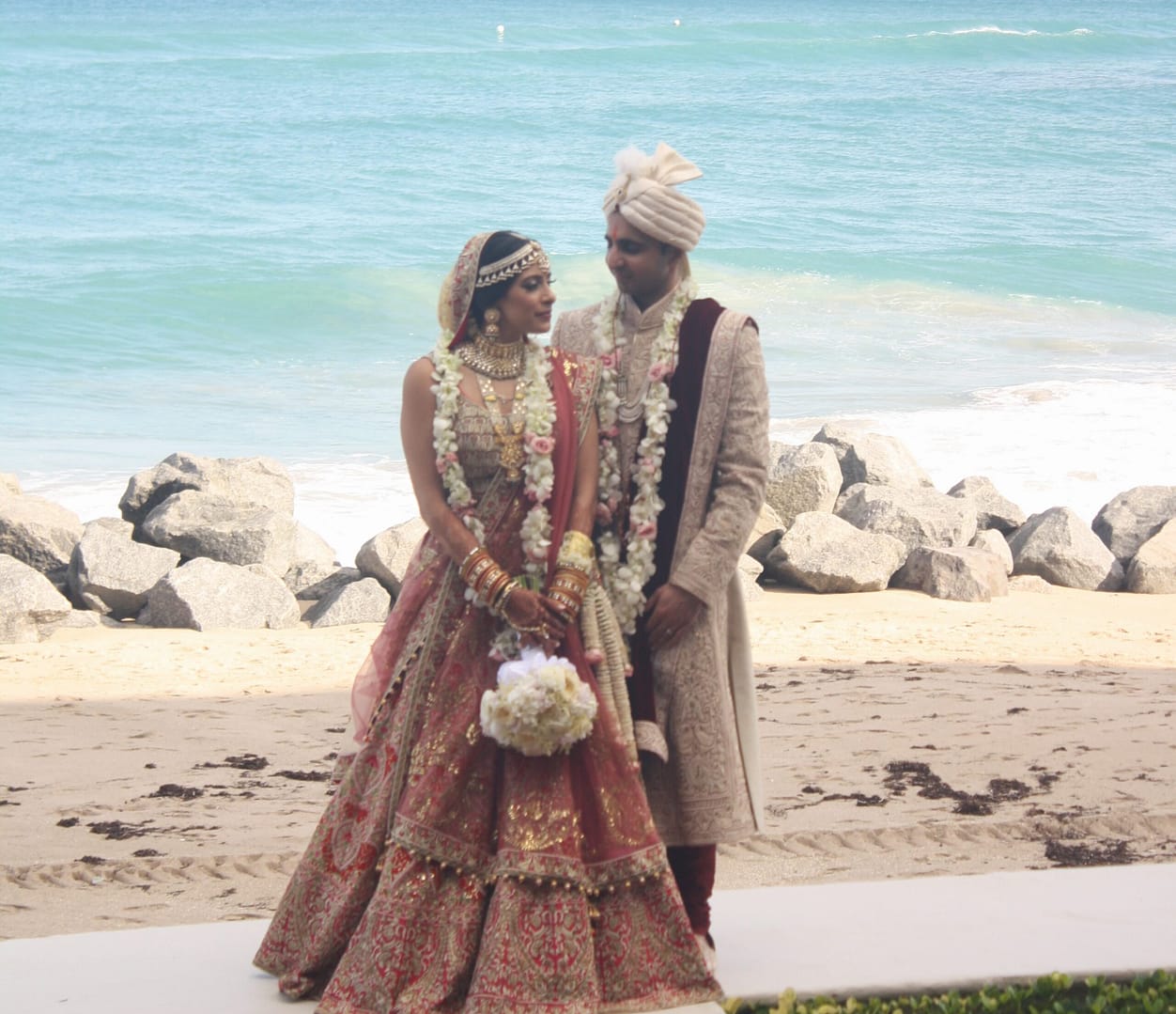 AnnaLisa Underhay Harpist for Indian Wedding at The Breakers Palm Beach Florida