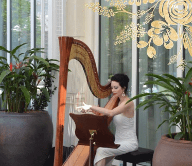 South Florida harpist AnnaLisa Underhay