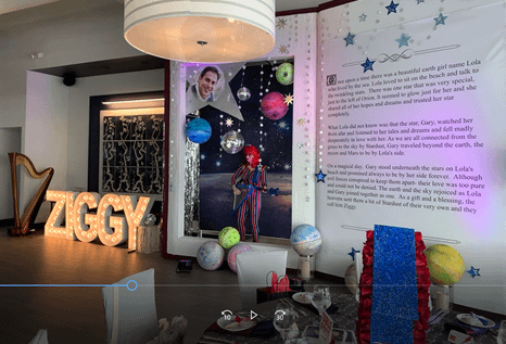 Harpist AnnaLisa David Bowie Ziggy Stardust