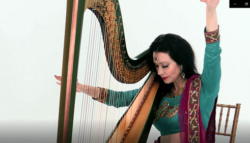 Indian Harpist AnnaLisa